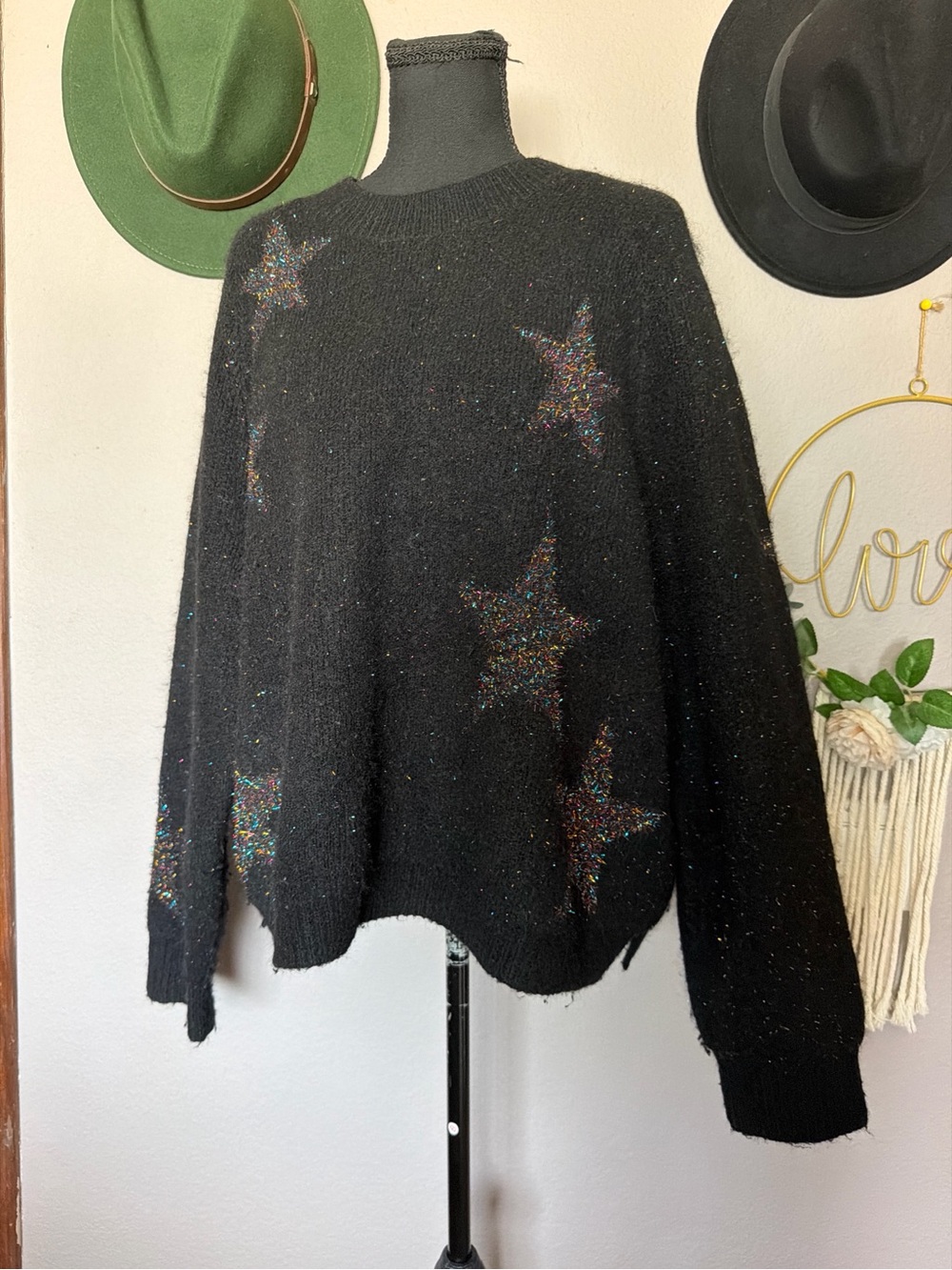 All Saints Star Tinsel Sweater